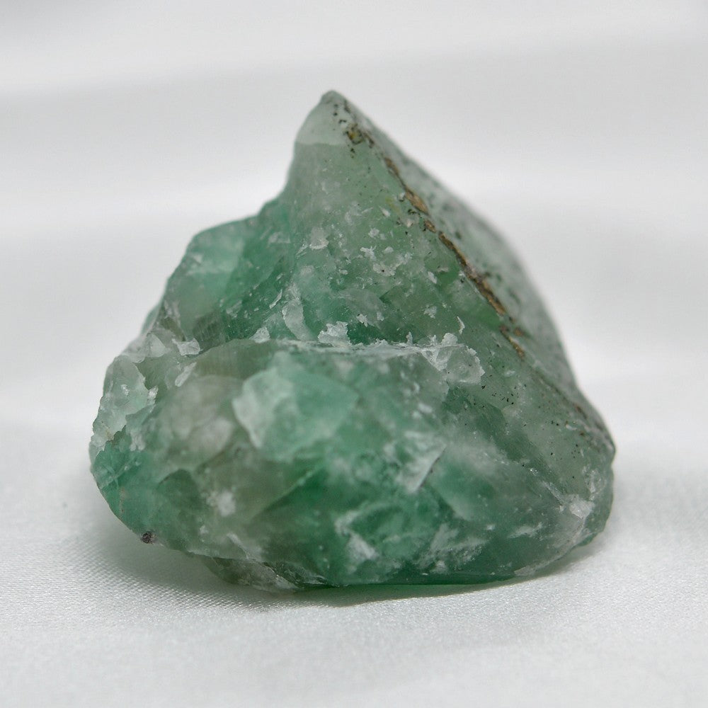 Pyrite sur fluorite vert d'eau marocaine 59g