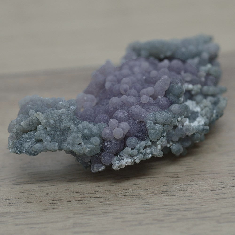 Calcédoine grappe de raisin 52g bicolore de l'île de Sulawesi