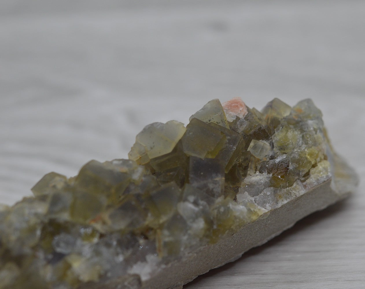 Cubes de fluorite jaune 203g du Maroc