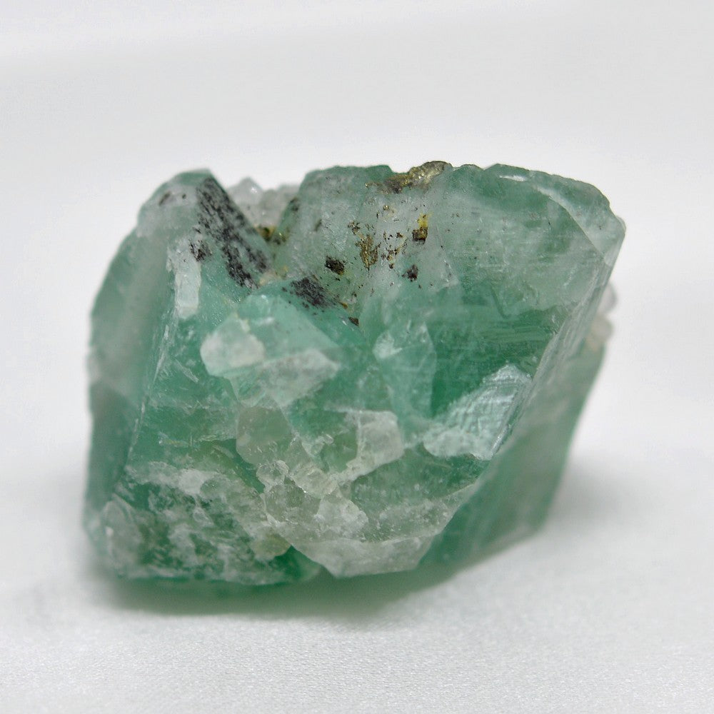 Fluorite verte avec pyrite marocaine de 47g