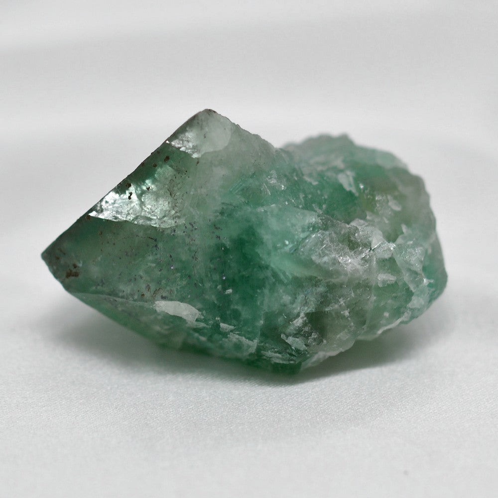 morceau de cube de fluorine verte marocaine de 59g