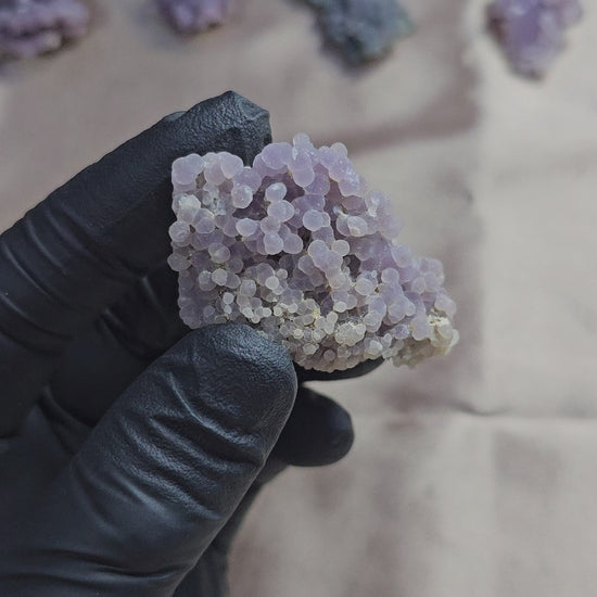 Calcédoine en microcristallins de quartz d'Indonésie de 35g