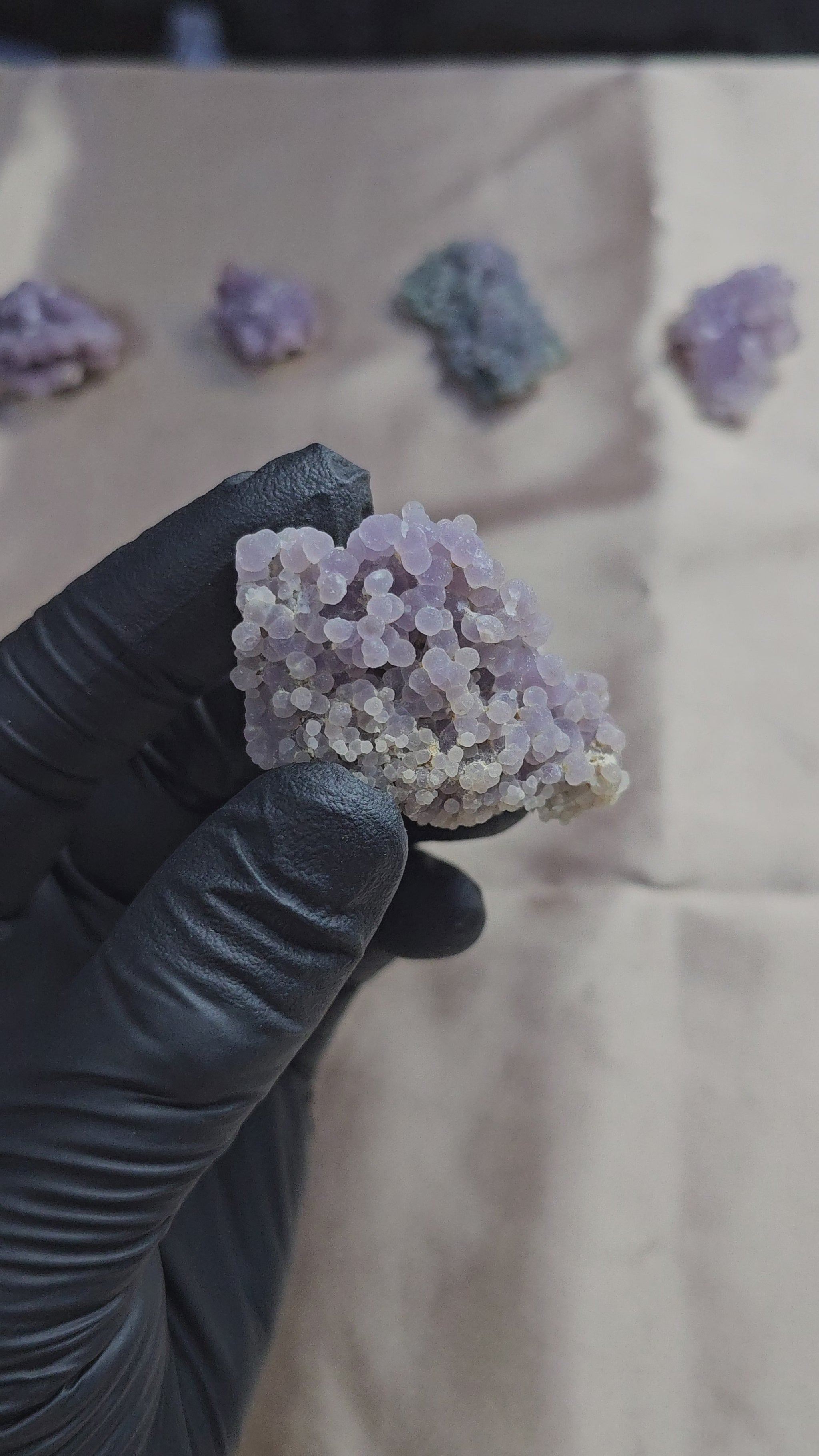 Calcédoine en microcristallins de quartz d'Indonésie de 35g
