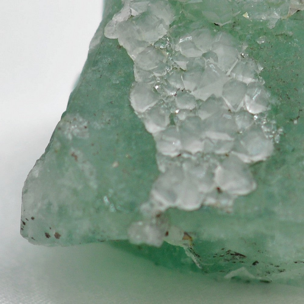 Quartz sur fluorite vert d'eau 42g du Maroc