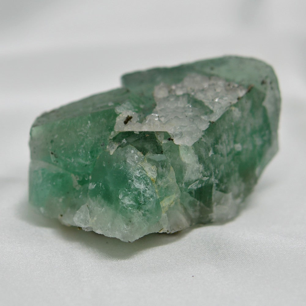 Quartz sur fluorine verte marocaine de 90g